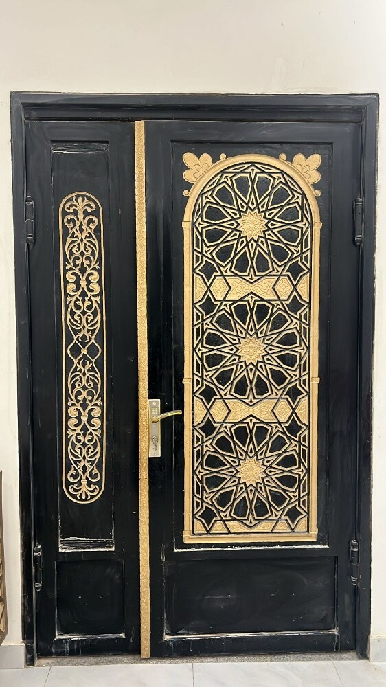 صبغ باب حديد - 9