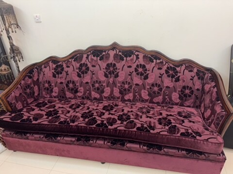 purple sofa  - 1