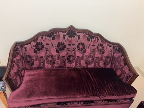 purple sofa  - 2