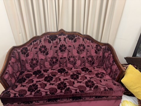 purple sofa  - 3