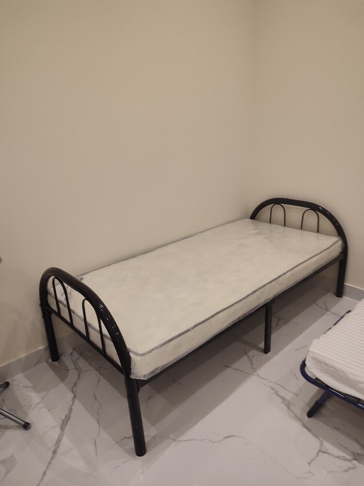 New steel Bed ,wooden bed ,cupboard - 1