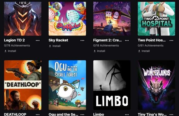 epic games account with 399 games - 8