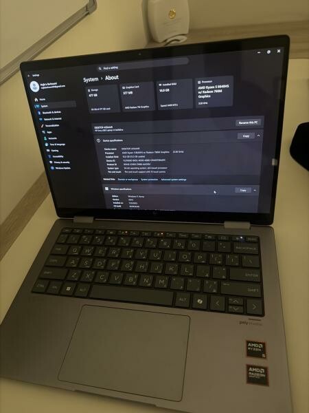 HP Envy x360 Ryzen 5 / 16GB / 512G - 5