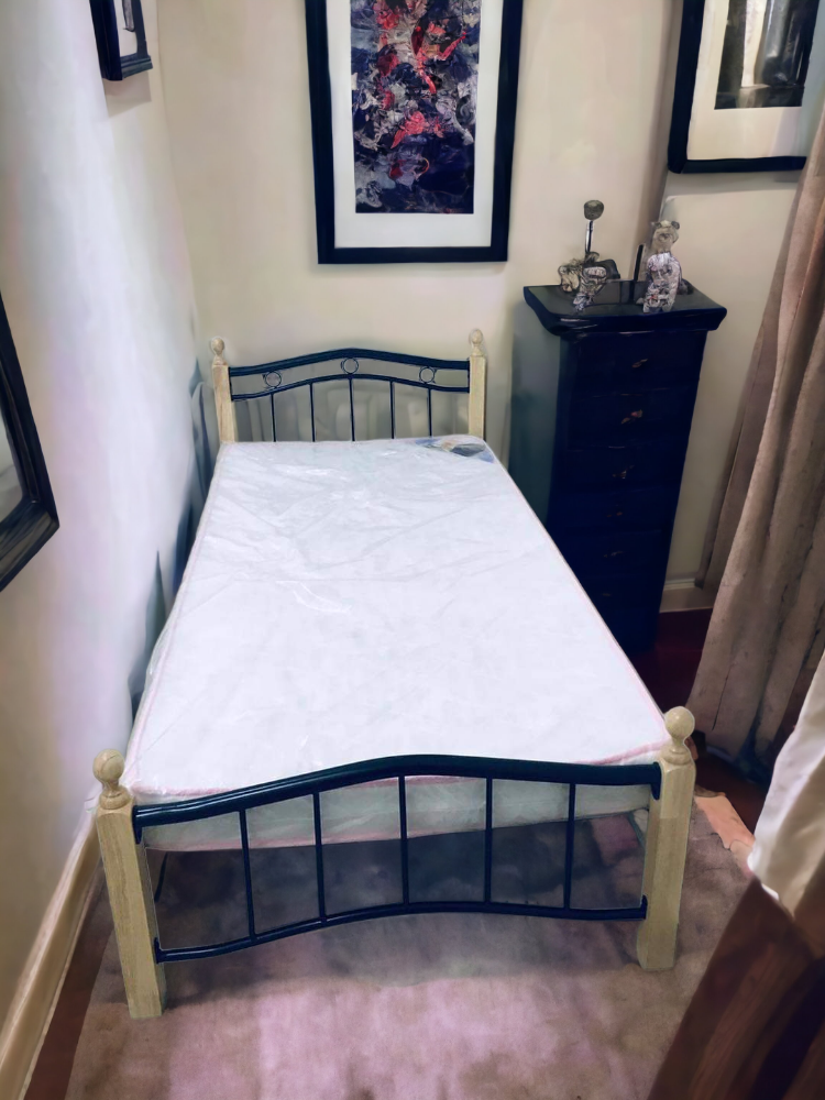New Single Bed , New Steel Bed - 8