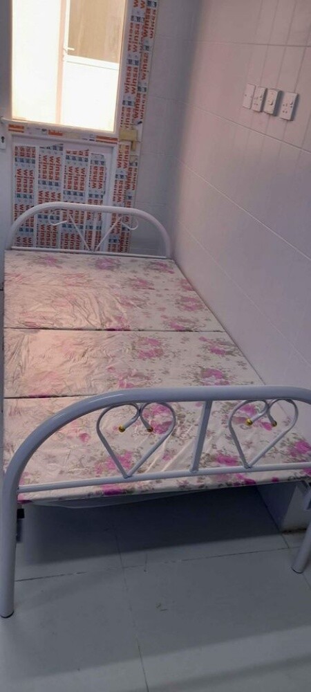 New single Wooden bed , Mattress - 15