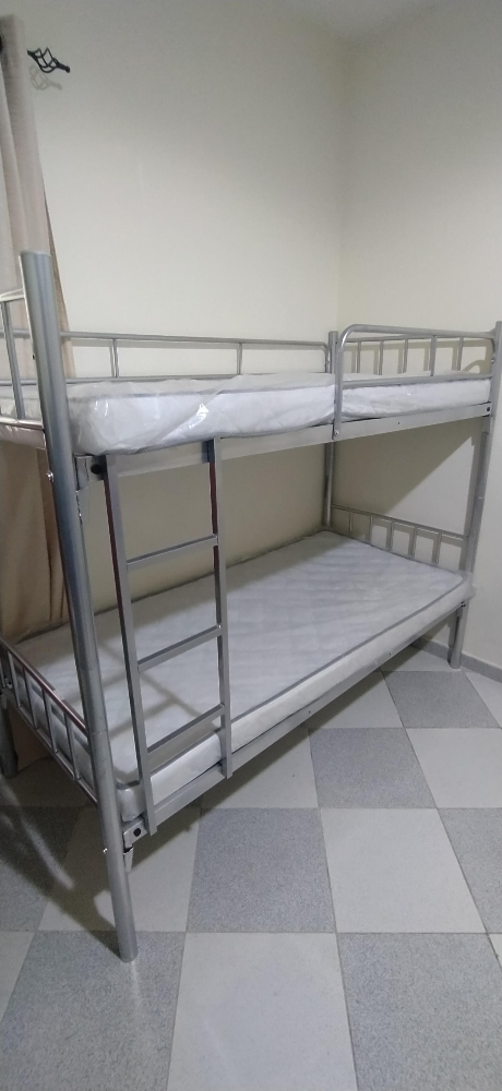 New single Wooden bed , Mattress - 21