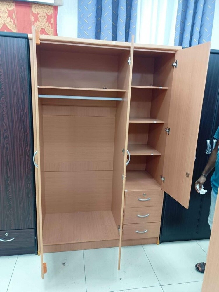 New wooden bed , Cupboard , mattres - 21