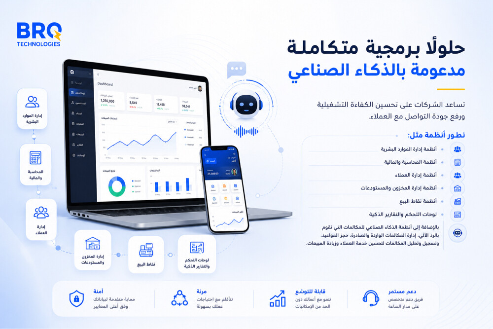حلول برمجية ذكية لإدارة أعمالك - 1