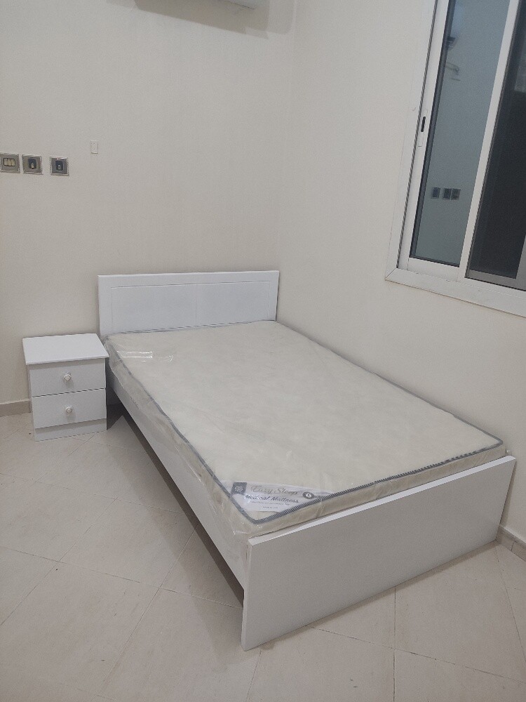 New wooden bed , Cupboard , mattres - 1
