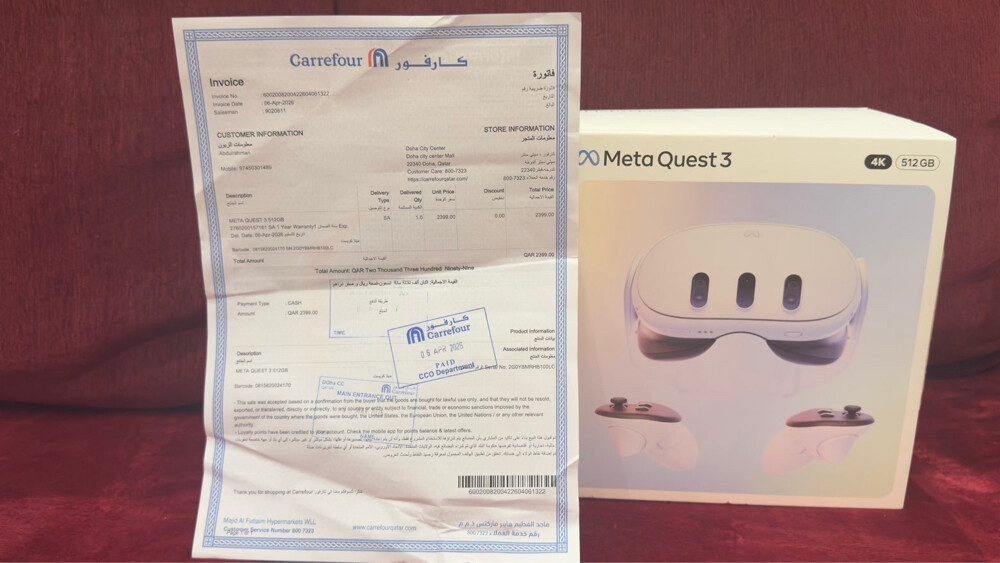 meta quest 3 vr price in negotiable - 1