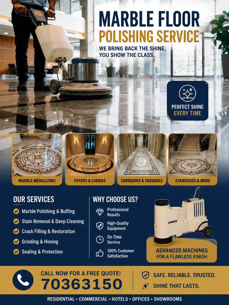 marble granding  polishing and clea - 1