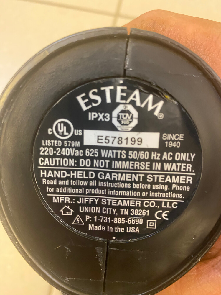 Travel steamer iron made in USA - 6