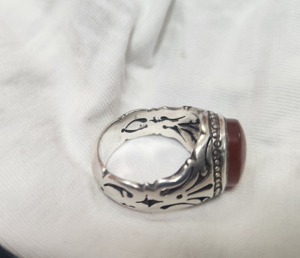 خاتم فضه وعقيق - 4