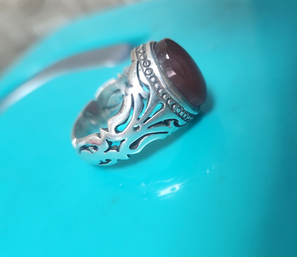 خاتم فضه وعقيق - 12