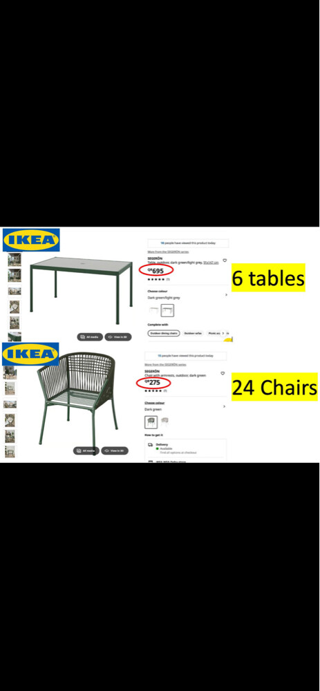 IKEA Outdoor Dining Set – Brand New - 5