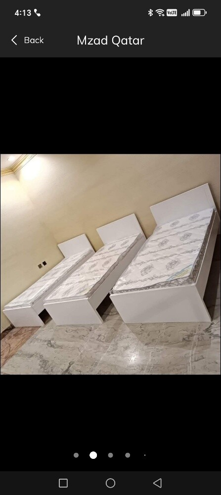 سرير ومرتبة مفردة - 2