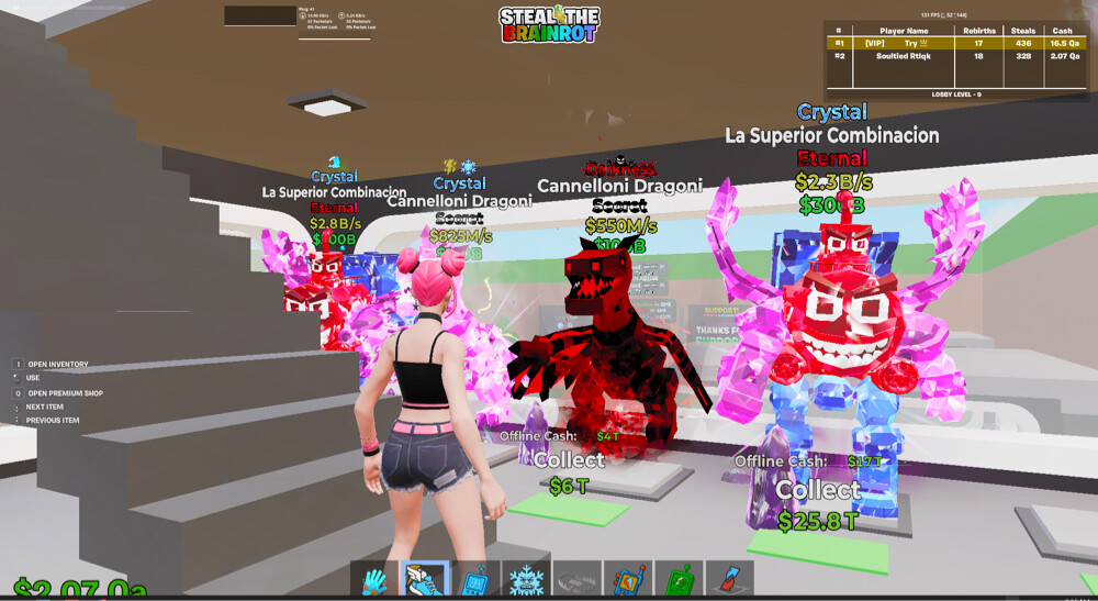 steal the brainrot  - 5