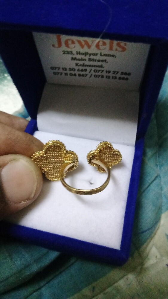 gold ring with Pearl - 3