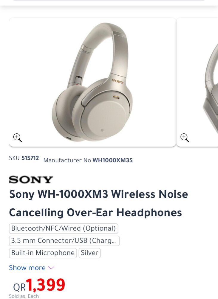 Sony WH-1000XM3 Wireless headphones - 4