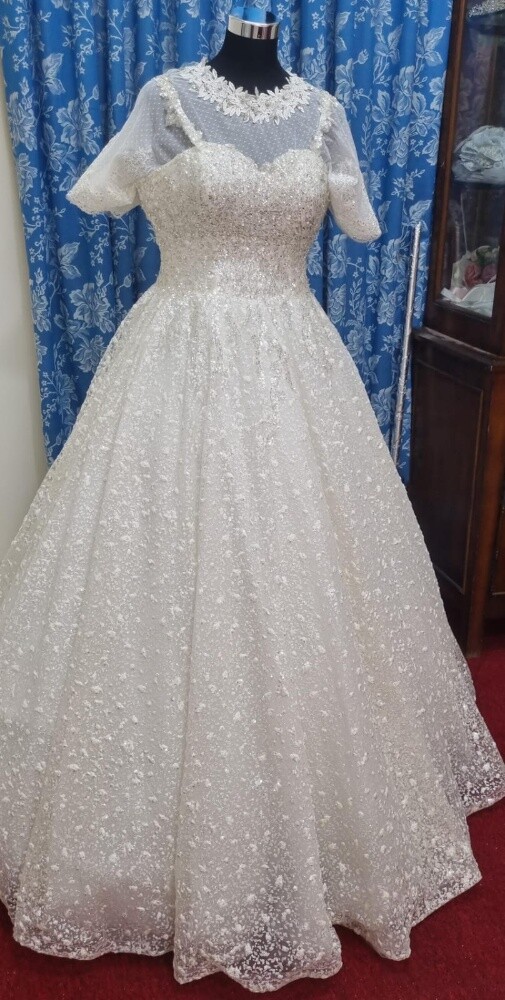 Costly type Wedding gown for rent - 2