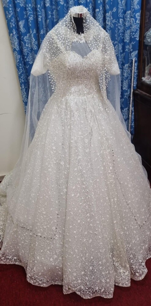 Costly type Wedding gown for rent - 1