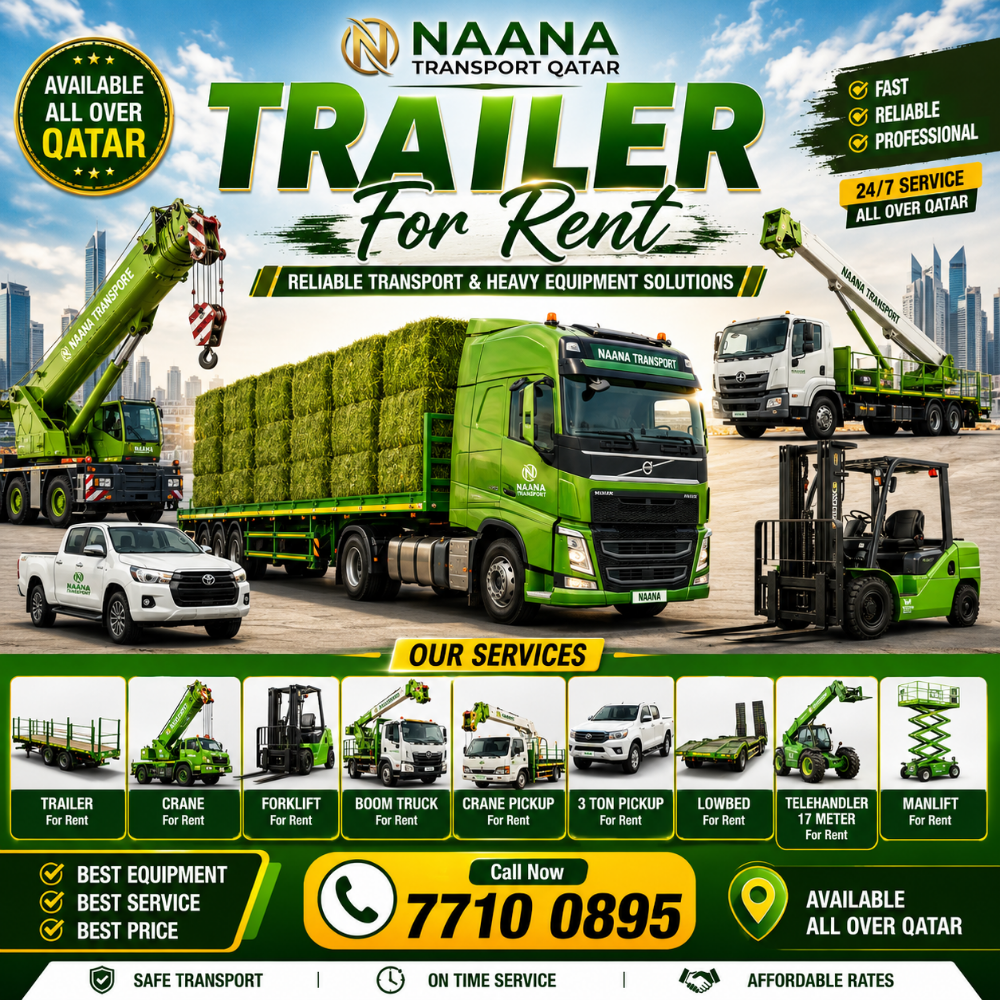 Trailer, Crane, Forklift For Rent - 6