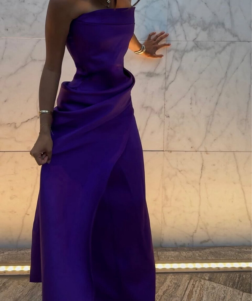 purple dress - small - 1