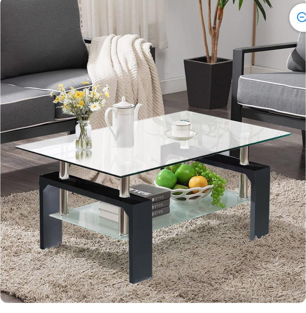Glass Coffee Table - 1