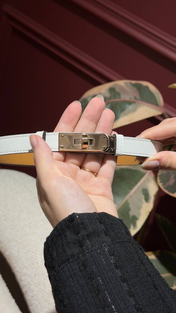 HMS Kelly 18 belt Silver Hardware - 5