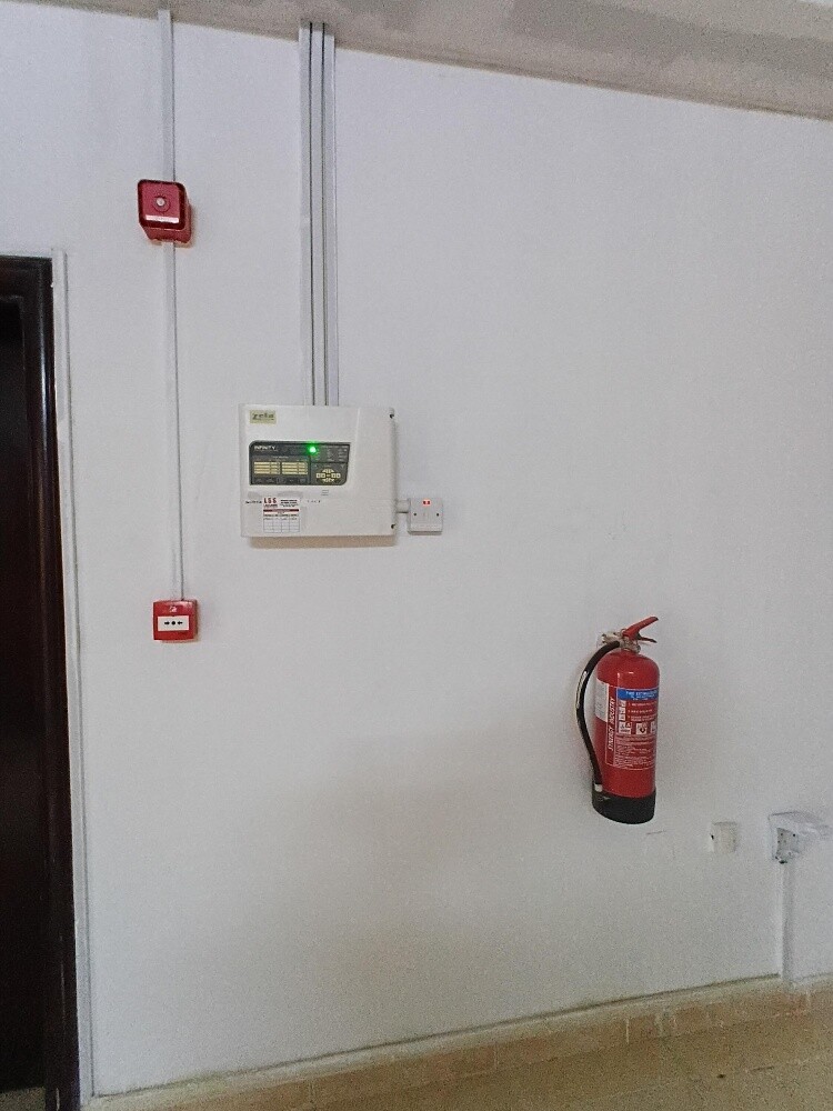 Fire alarm and extinguishing. - 1