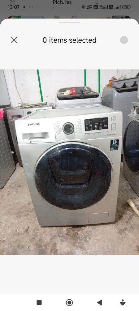 8/6 KG SAMSUNG 2IN1 FOR SALE - 1
