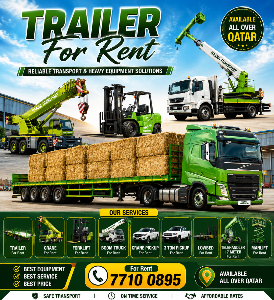 Trailer, Crane, Forklift For Rent - 7