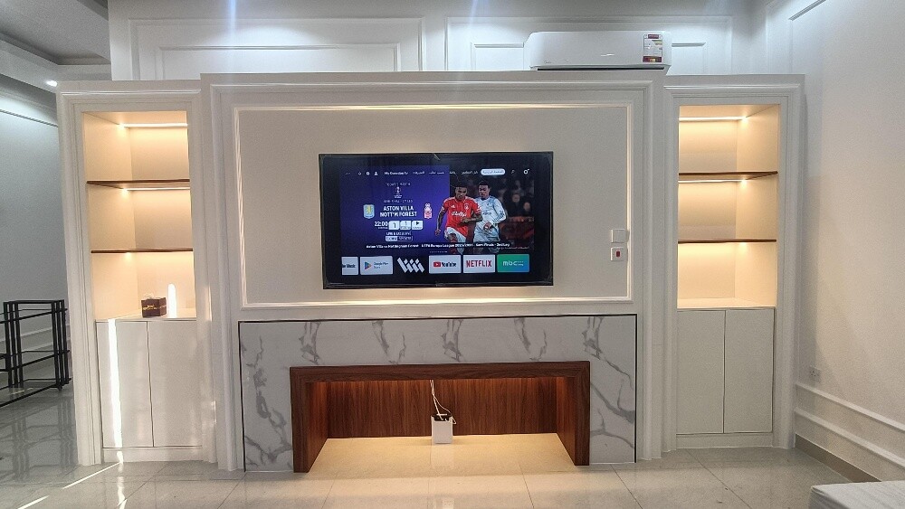 modern TV background wall design - 2