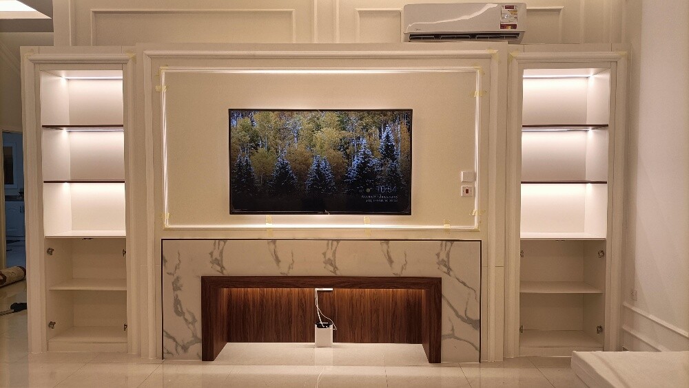 modern TV background wall design - 5