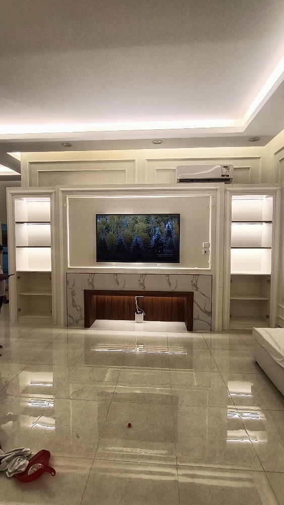 modern TV background wall design - 6