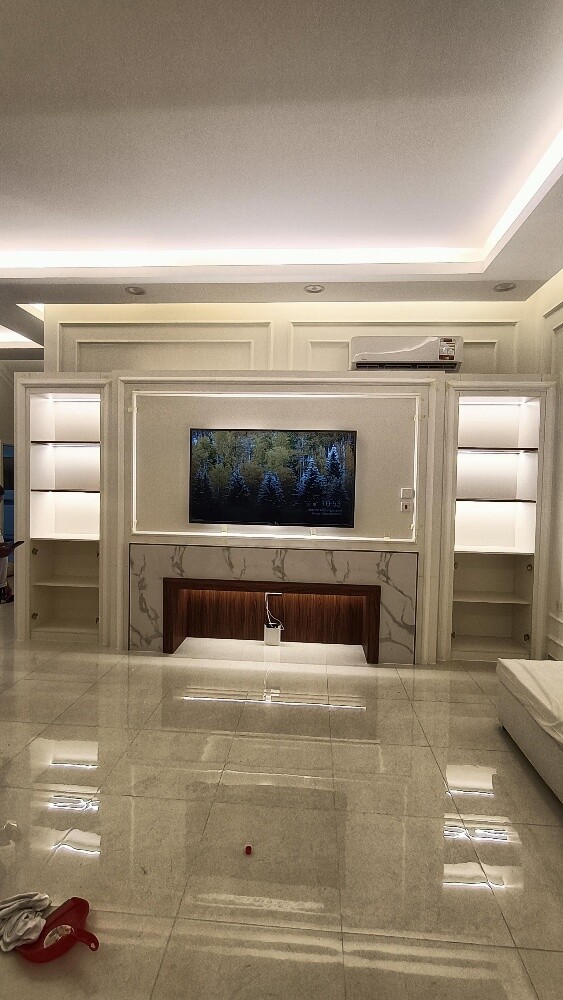 modern TV background wall design - 7