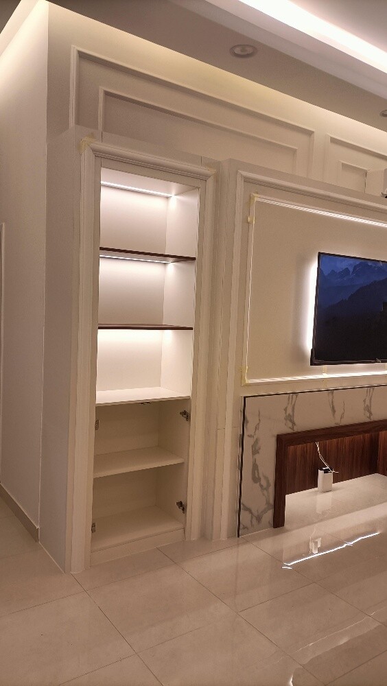 modern TV background wall design - 8