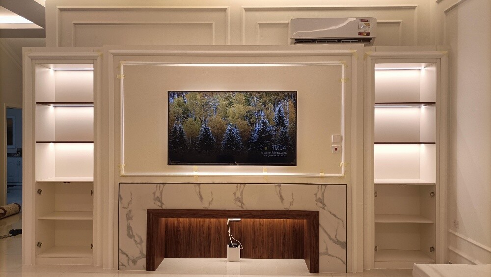 modern TV background wall design - 4