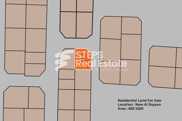 Villa Plot for sale in New Al Rayan - 1