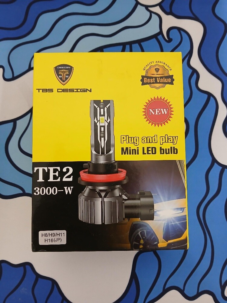 t2 headlight and te2 mini led bulb - 2