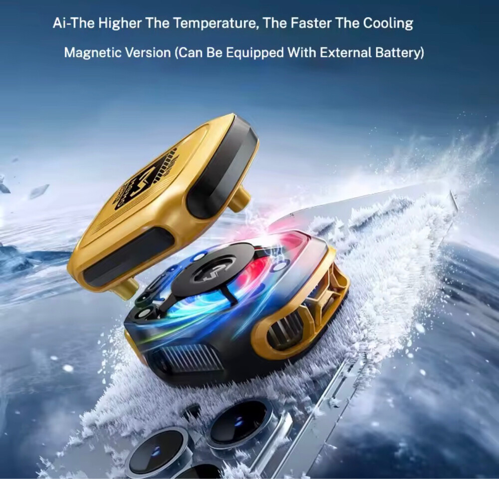 magnetic mobile fan cool gift - 11