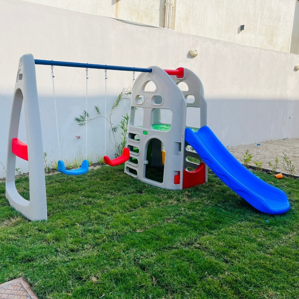 مراجيح مع زحليقة للأطفال - 7