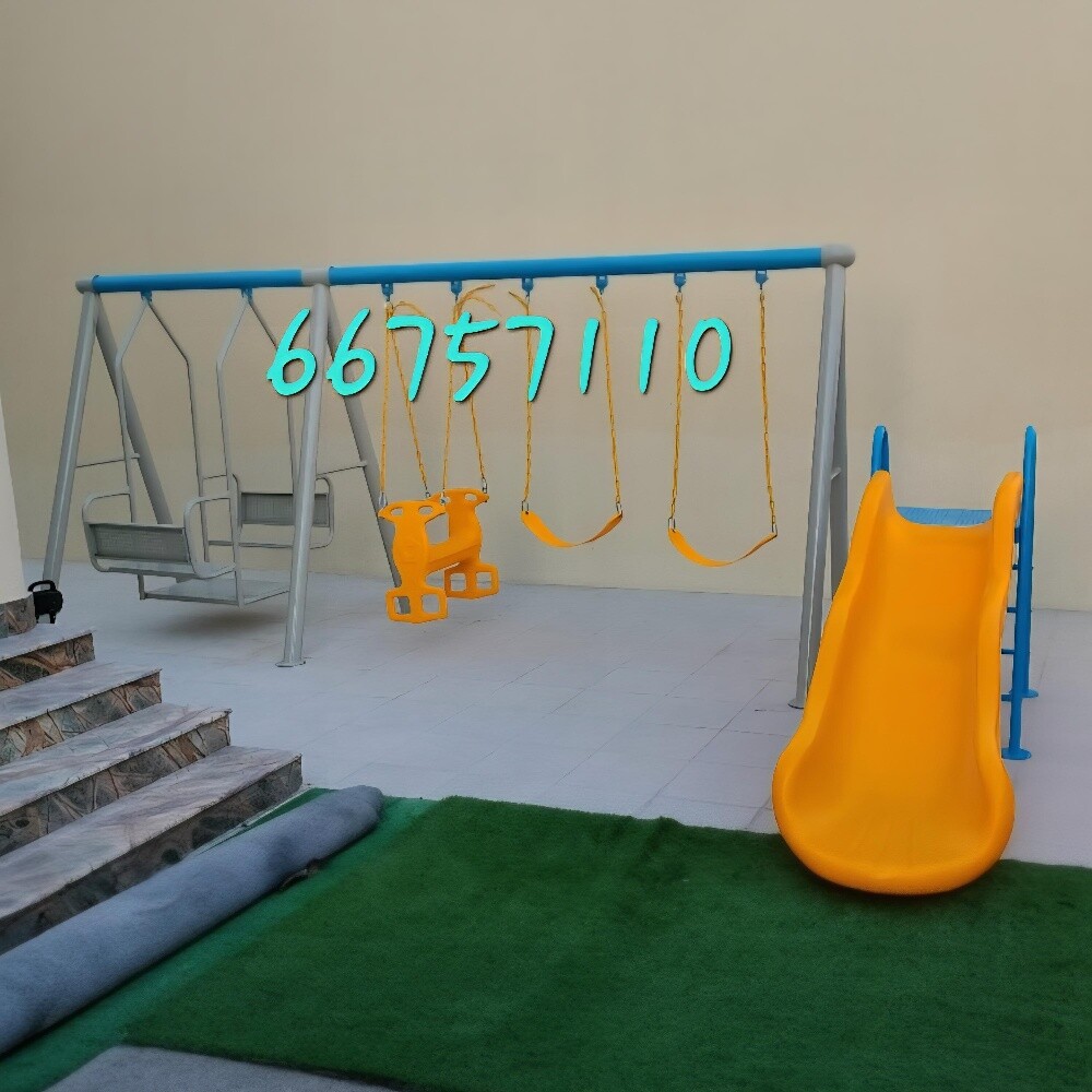 مراجيح مع زحليقة للأطفال - 4