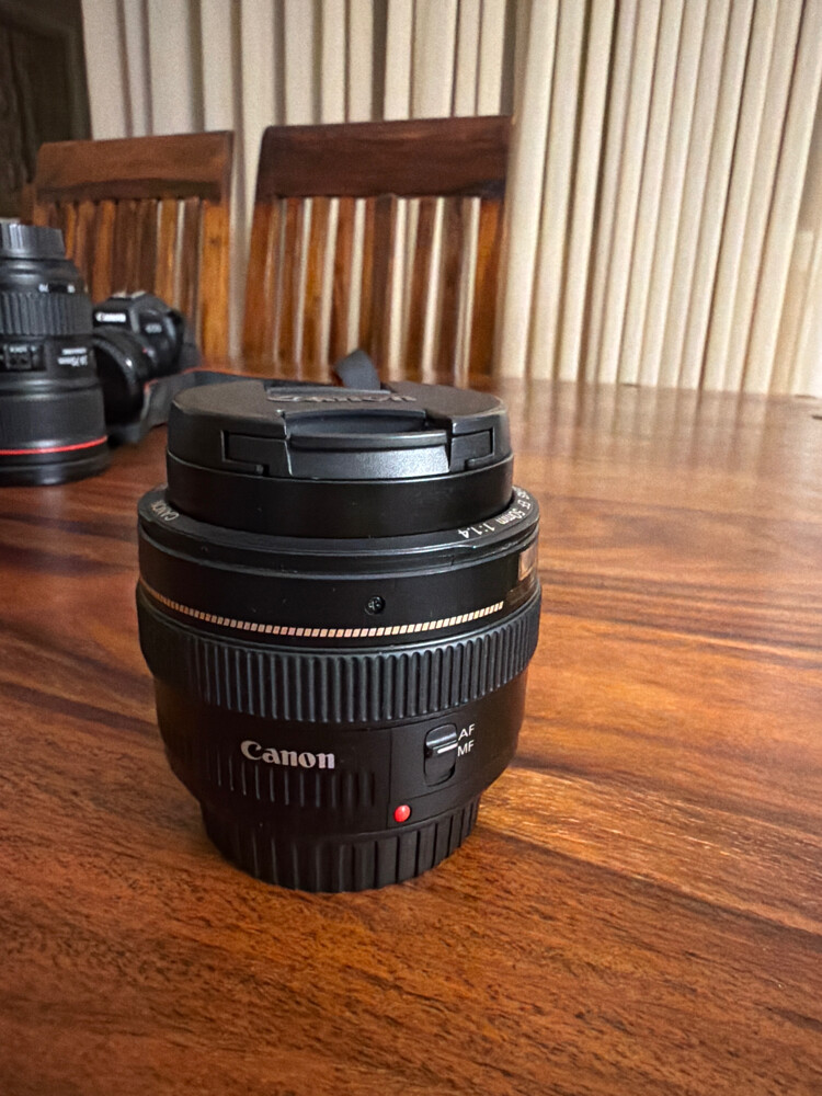 canon lens EF 50 mm - 3