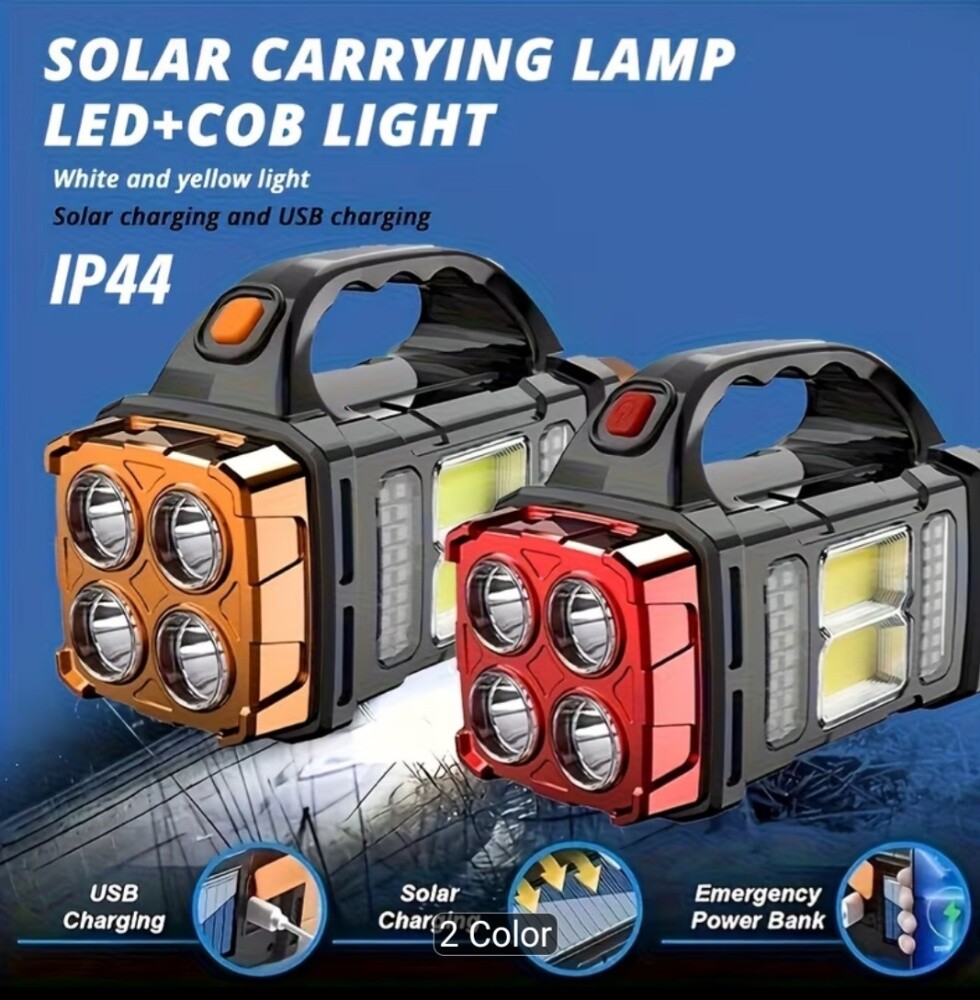 solar led light and phone charger - 2