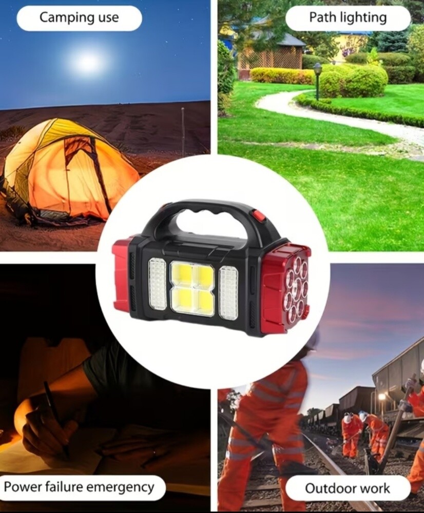 solar led light and phone charger - 1