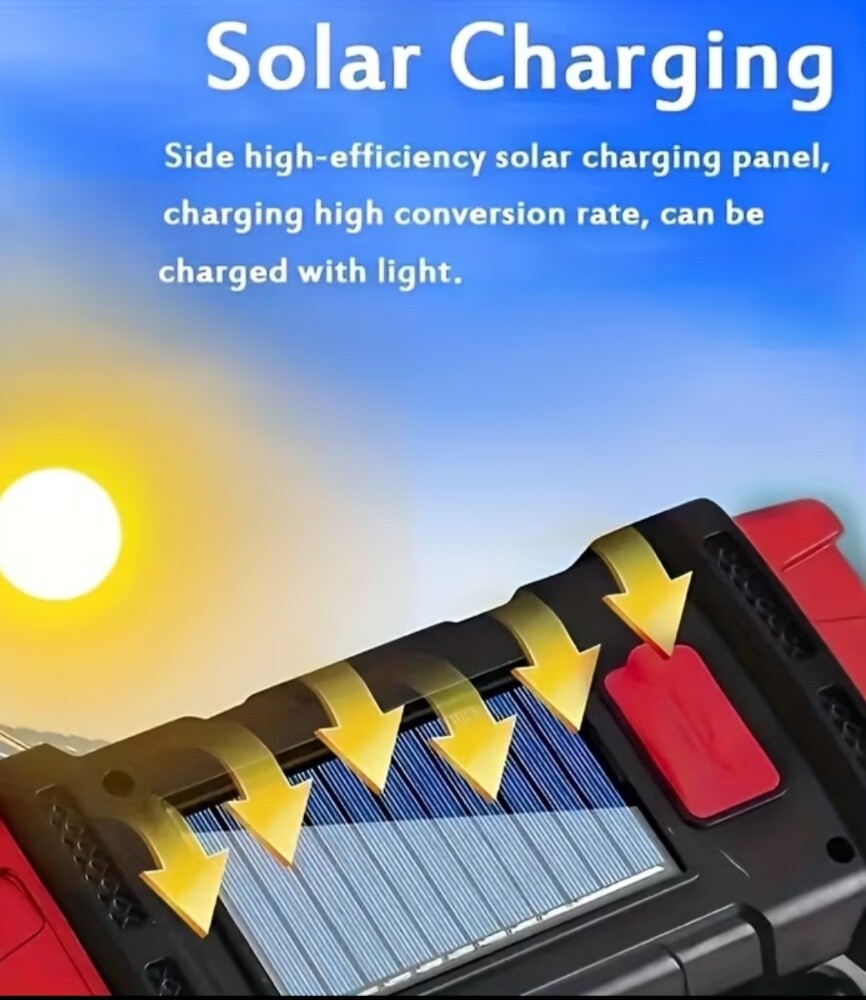 solar led light and phone charger - 4