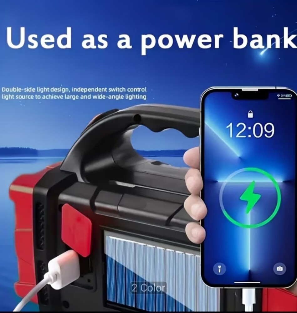 solar led light and phone charger - 3