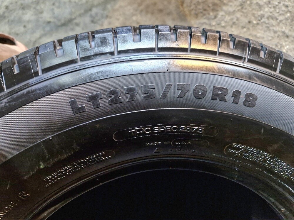 275/70/18" Michiline tire - 4