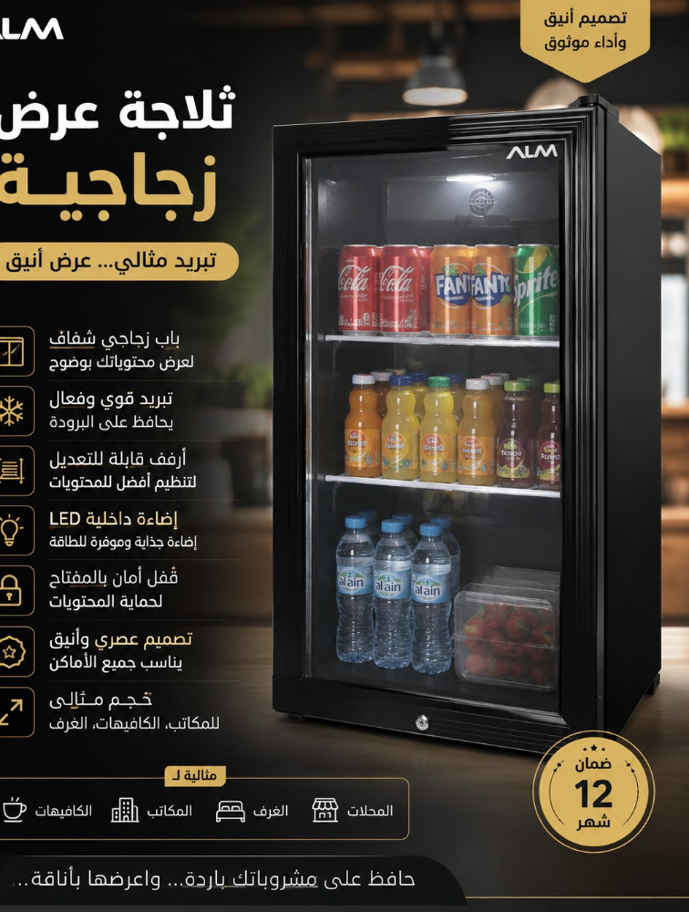ثلاجة مشروبات 110 لتر - 1